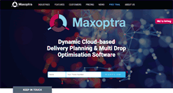 Desktop Screenshot of maxoptra.com