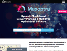 Tablet Screenshot of maxoptra.com
